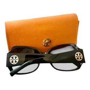 Tory Burch Authentic Designer Black Square  Sunglasses Style TY7004 with Case